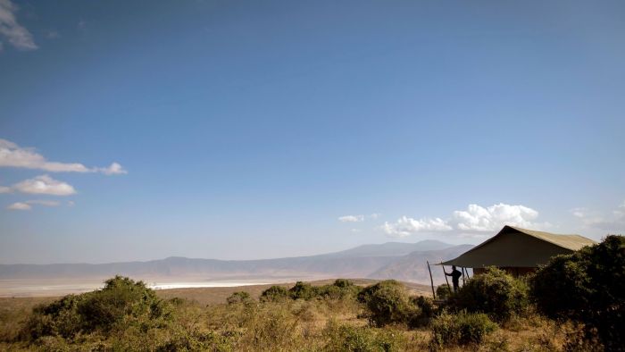 View into Ngorongoro Crater