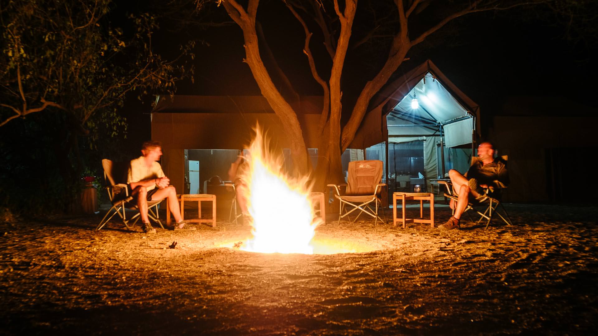 Fireside at Lengai Camp