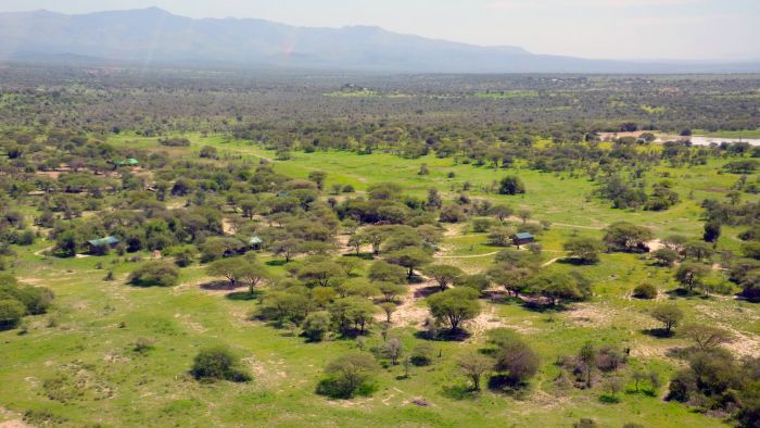 Manyara Ranch Conservancy aerial view