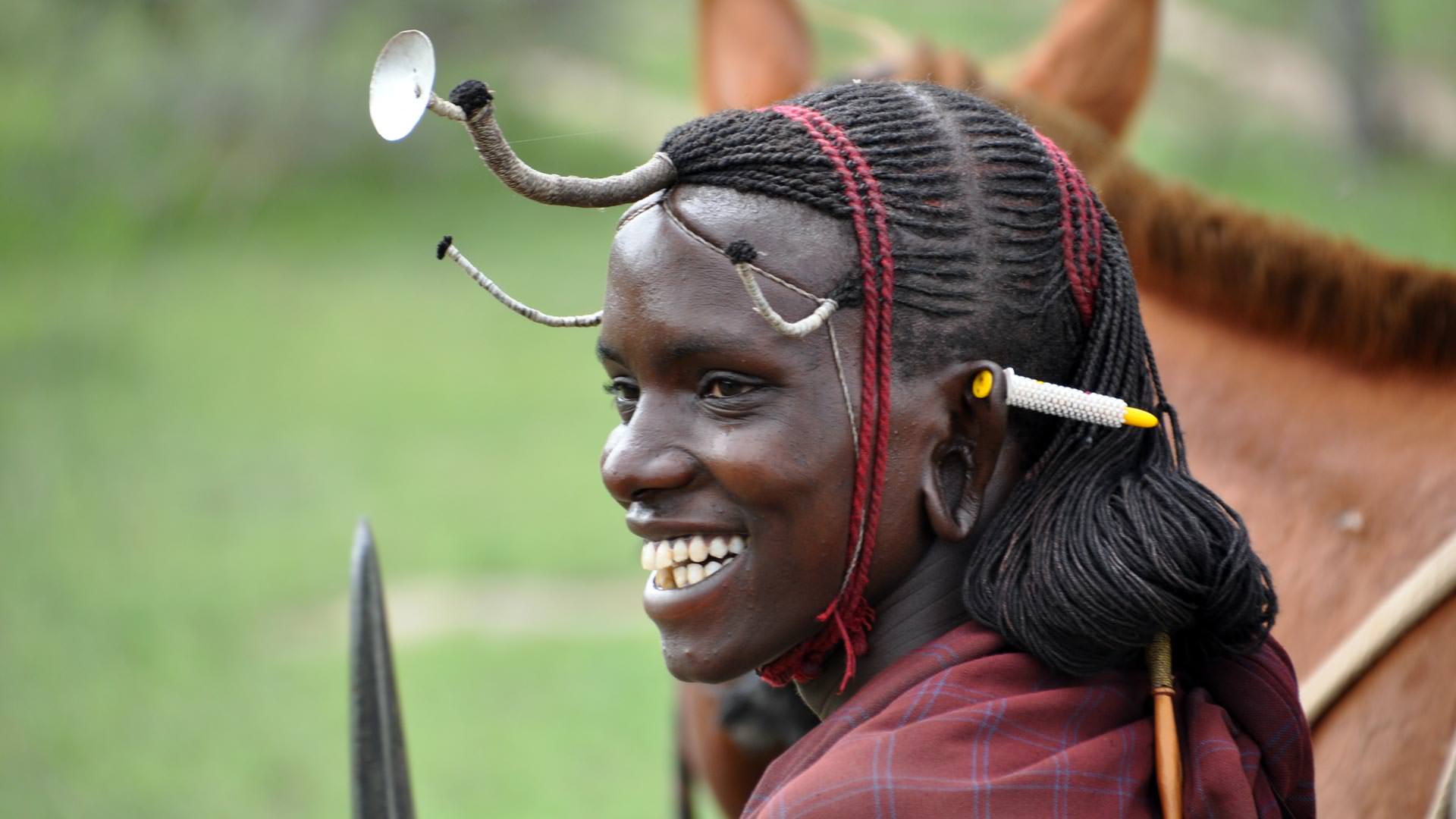 Smiling Masai