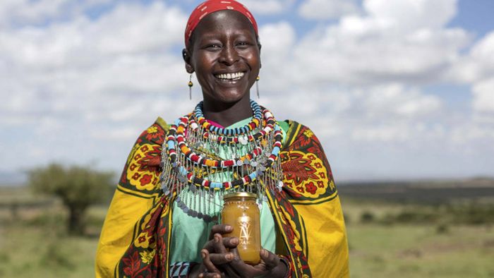 Smiling Masai Woman