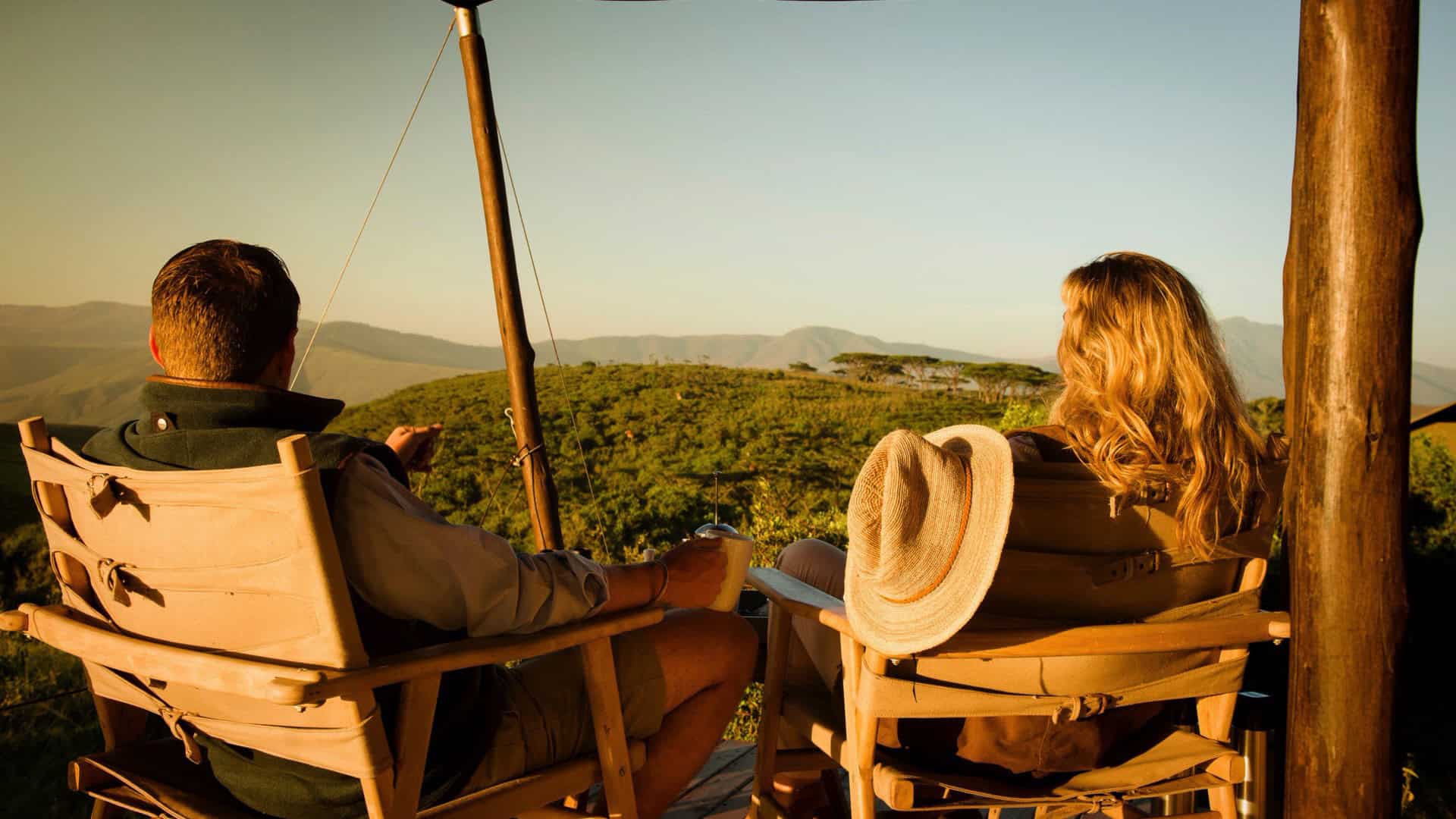 Ngorongoro views from Entamanu Camp